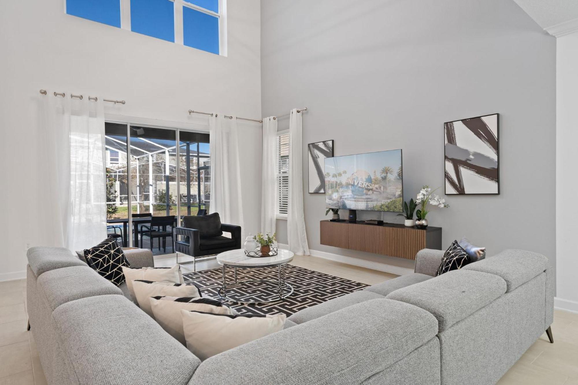 Beautiful 5Bedroom House Close To Disney 8943 كيسيمي المظهر الخارجي الصورة