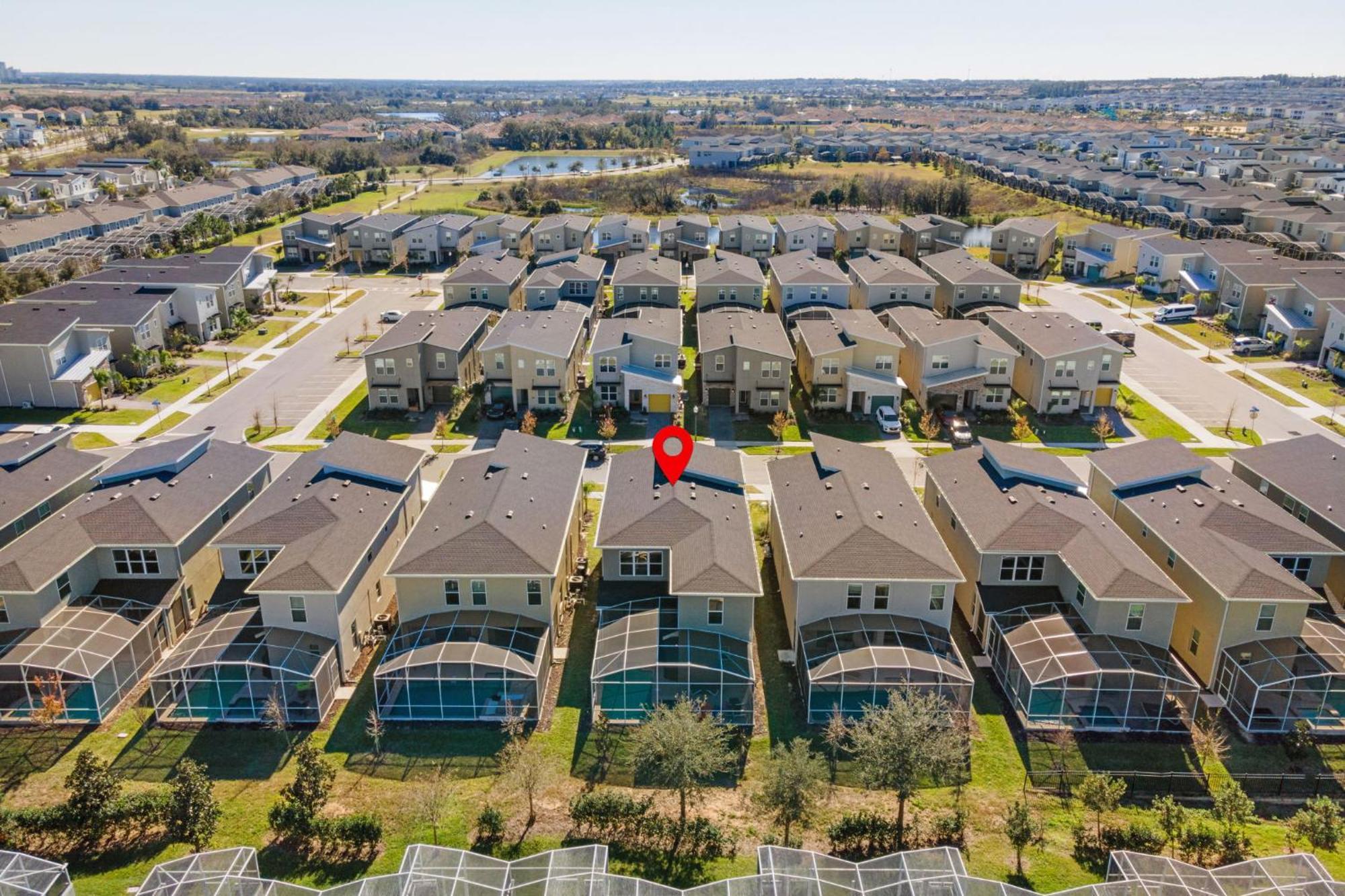 Beautiful 5Bedroom House Close To Disney 8943 كيسيمي المظهر الخارجي الصورة